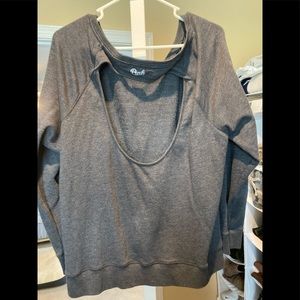 Victoria’s Secret Pink cut out sweatshirt